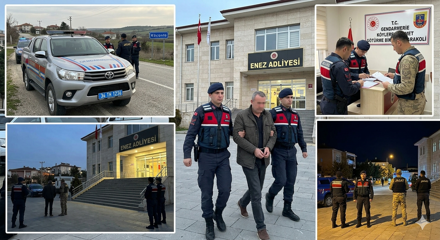 EDİRNE,ENEZ’DE YOLSUZLUK ŞOKU