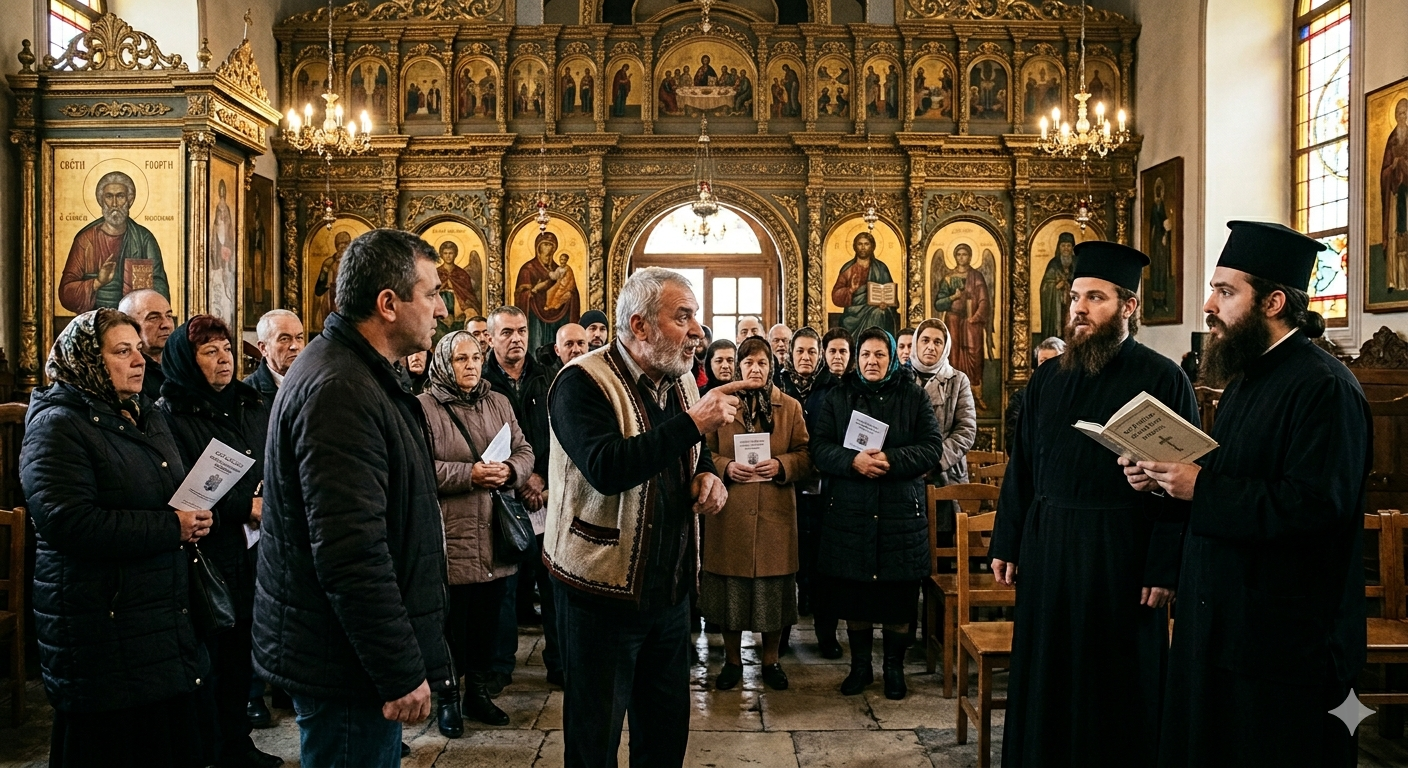 EDİRNE – Edirne’de bulunan Bulgar Ortodoks Kilisesi’nde, ibadet dili üzerinden