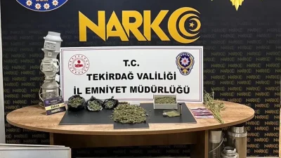 TEKİRDAĞ – Tekirdağ İl Emniyet Müdürlüğü ekiplerinin uyuşturucuyla mücadele kapsamında