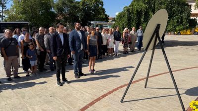 24 Temmuz Gazeteciler ve Basın Bayramı dolayısıyla Tekirdağ Valiliği önünde