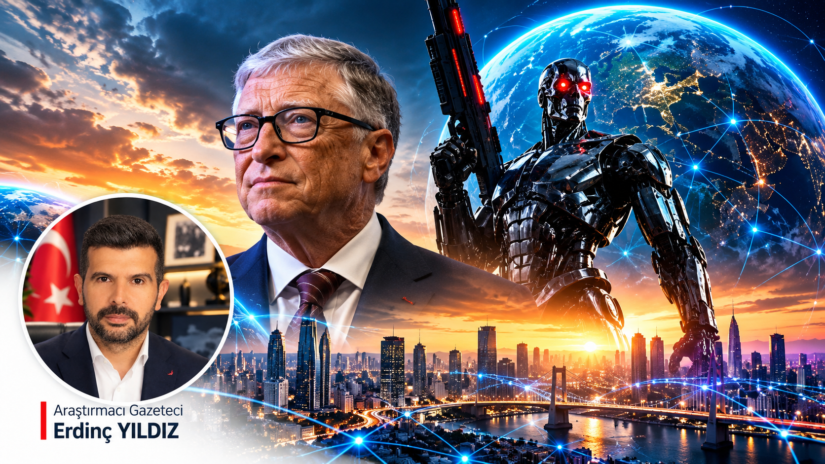 Yapay zekânın gelişim hızına dikkat çeken Bill Gates, kötü niyetli