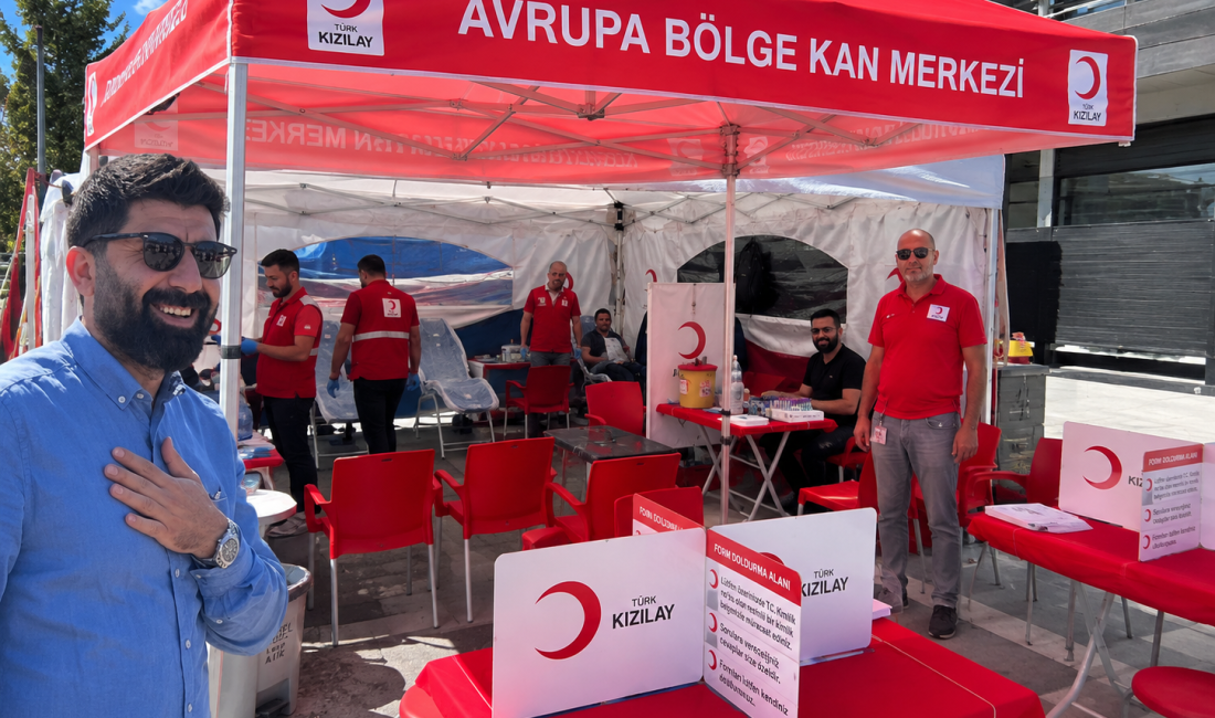 Kızılay’ın kampanyasında 715 ünite kan bağışı gerçekleştirildi Türk Kızılay Silivri