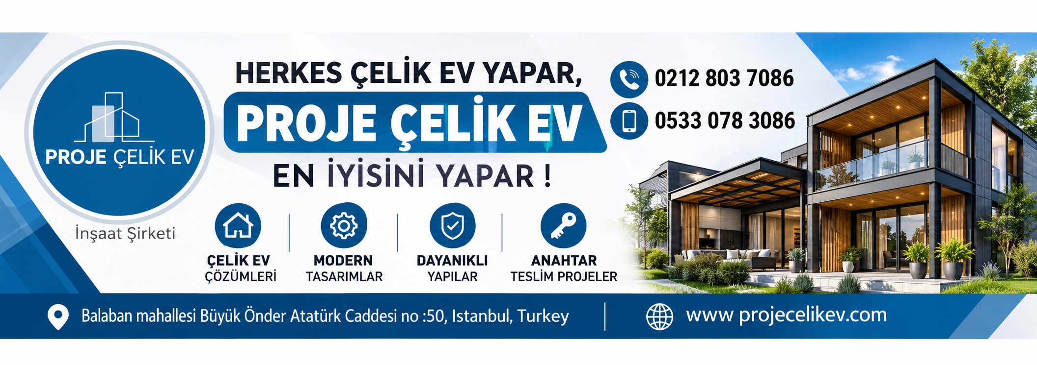 Proje Çelik Ev - Çelik Ev Çözümleri