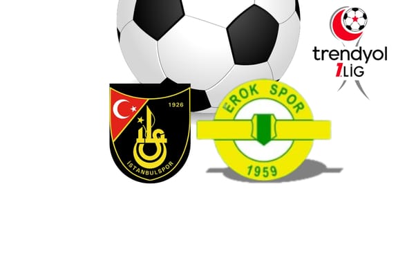 İstanbulspor-Esenler Erokspor maçı...