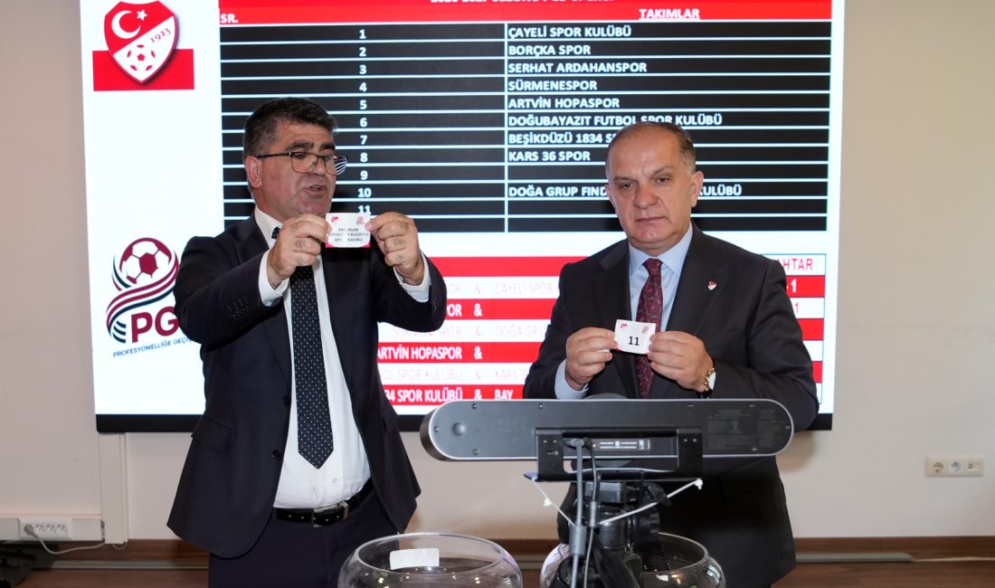 Profesyonelliğe Geçiş Ligi'nde Fikstür Çekimi...