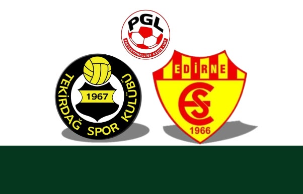 Tekirdağspor-Edirnespor maçı golsüz tamamlandı.