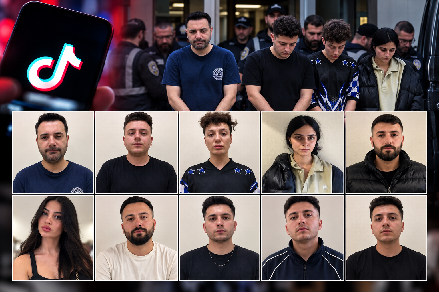 Sosyal medya platformlarında aile yapısına aykırı içerik ürettikleri gerekçesiyle 10
