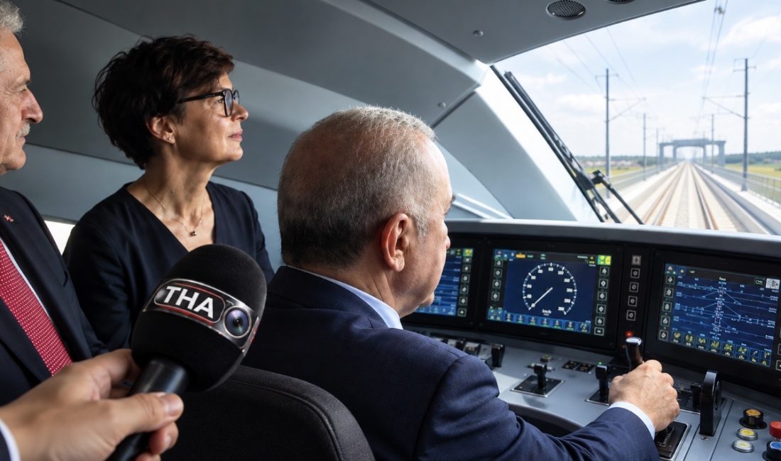 Trakya’da hızlı tren dönemi başladı. Cumhurbaşkanı Recep Tayyip Erdoğan’ın katılımıyla