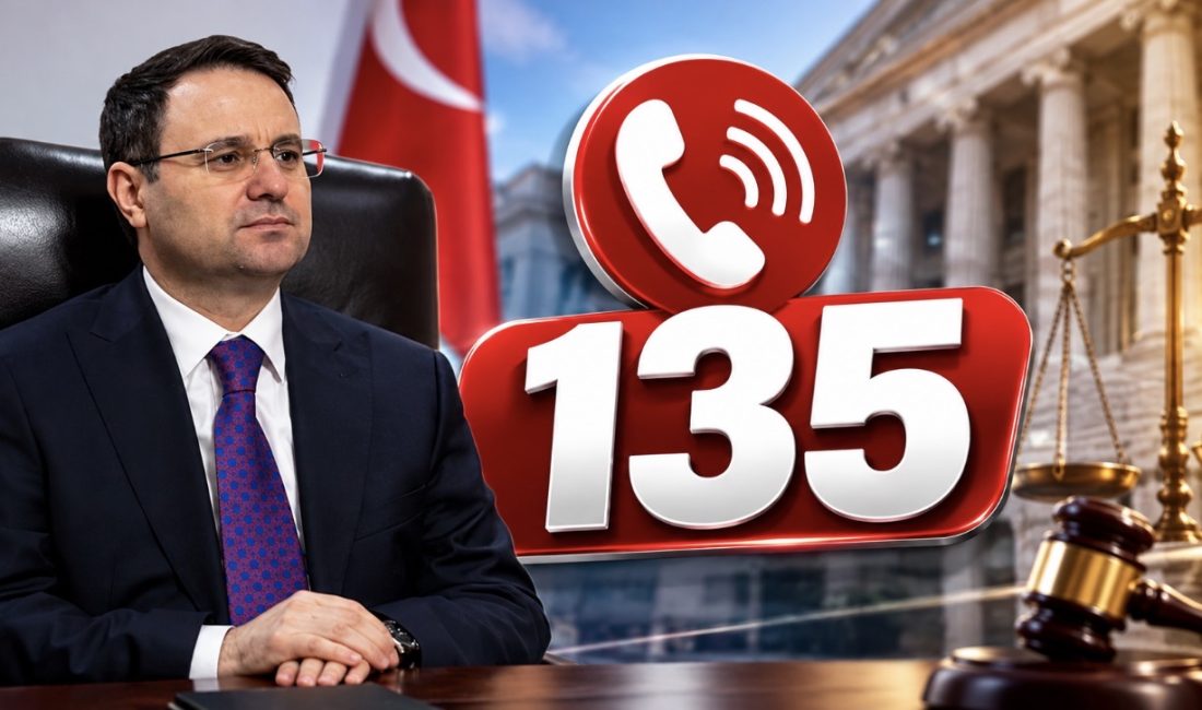 Adalet Bakanı Akın Gürlek, Alo Adalet 135 Hattı’nın Türkiye genelindeki